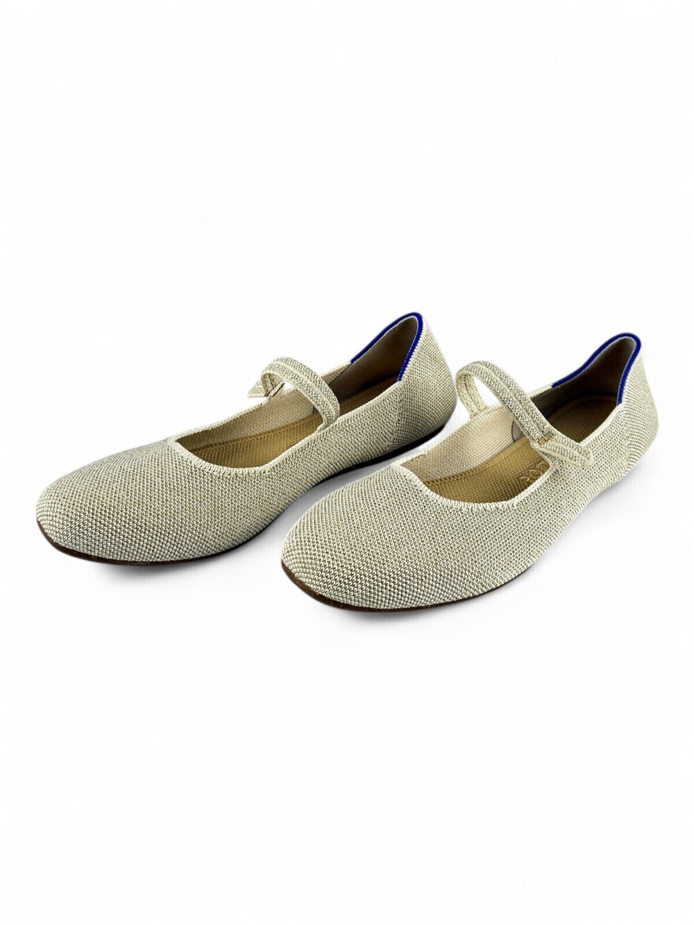 Rothy's Mary Jane Flats Women's Size 7 Cream Knit